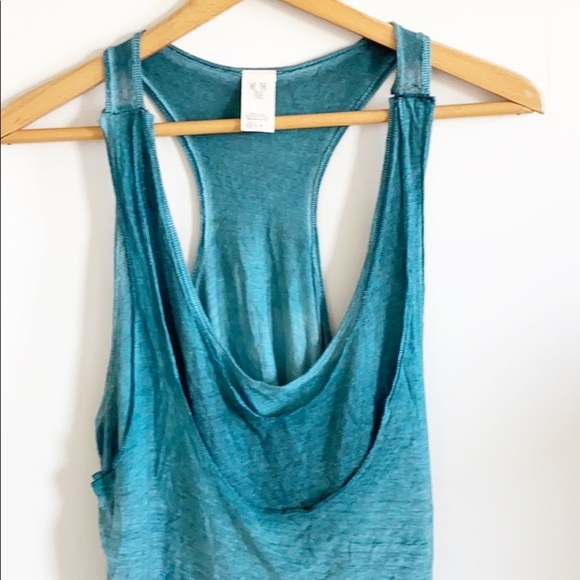 Free People Turquoise Double Layer Sleeveless Top - Picture 5 of 11